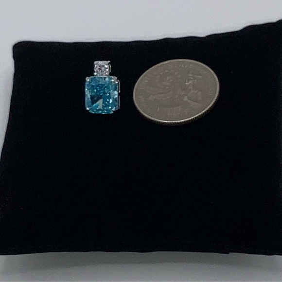 4ct Cushion Cut Earrings - Picture 9 of 12